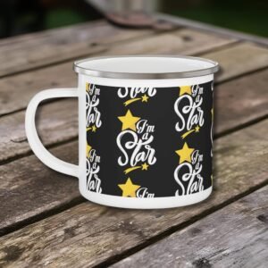 I'm a Star Enamel Camping Mug - Perfect Gift for Campers & Outdoor Enthusiasts