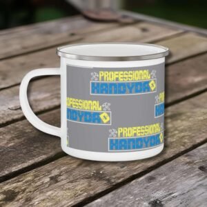 Professional Handyman Enamel Mug - DIY Ready Drinkware
