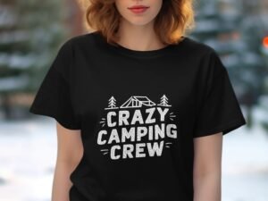 Crazy Camping Crew Trip Funny Outdoors Campers T-Shirt