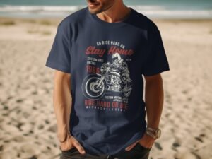Go Ride Hard Or Stay Home Motorcycle Club T-Shirt