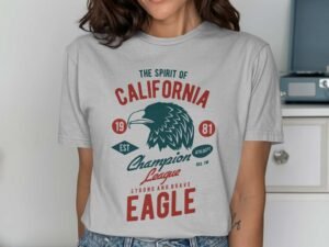 California Spirit Eagle Champion League Graphic T-Shirt